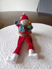 Dolgen Corp. Inc Fine Collectables ChristmasSnowman Shelf Sitter 7"