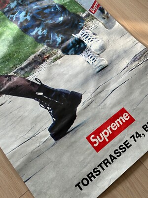 RARE supreme berlin opening store poster skate | eBay