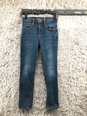 Old Navy Skinny Jeans Boys Size 12 Medium Wash Blue Adjustable
