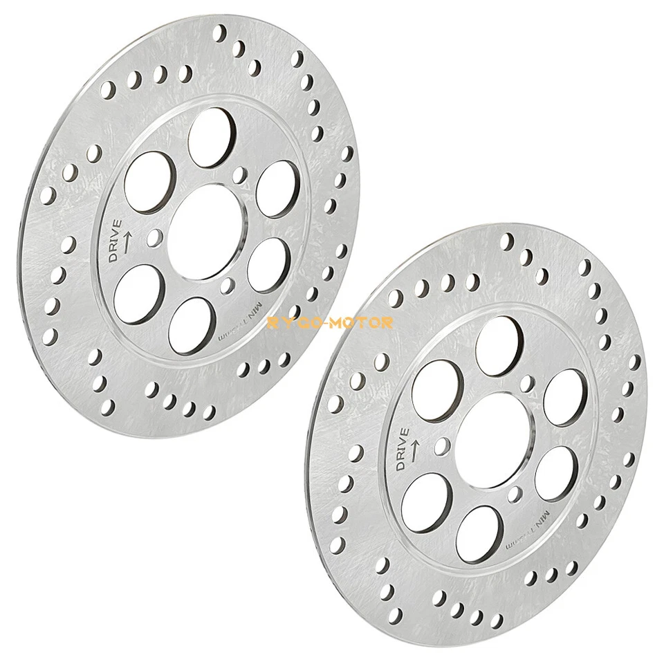 2 piezas rotores de disco de freno delanteros para Honda ATC200X ATC250R 1983-1985 43122-965-000 Foto 3 de 4