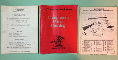Winchester Parts Catalog with price lists and exploded views - vintage