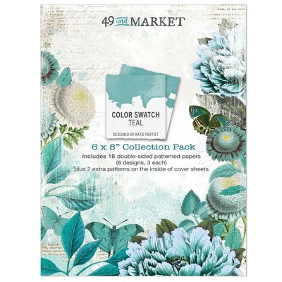 49 And Market Collection Pack 6''X8''-Color Swatch: Teal