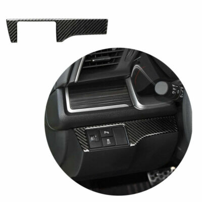 9-Piece Carbon Fiber Interior Trim Cover Kit For Honda Civic 10th Gen 2016-2021