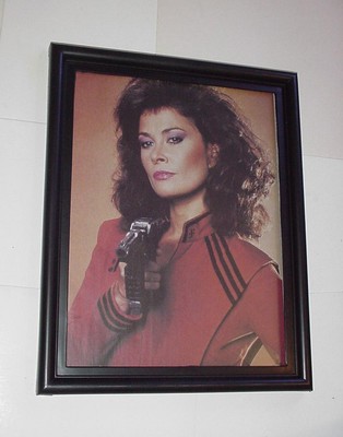 V the TV Series Pin-up # 5 FRAMED Jane Badler w/ Blaster | eBay