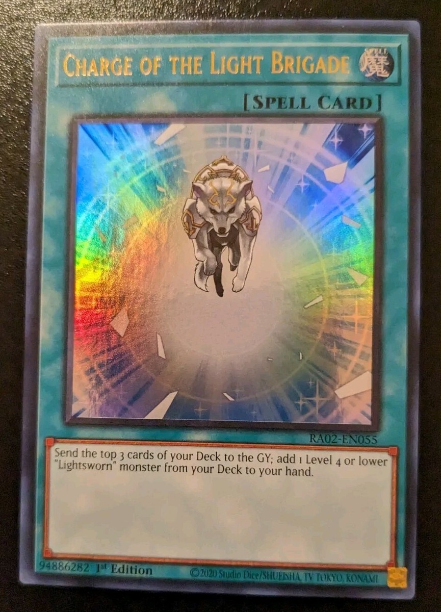 Charge Of The Light Brigade RA02-EN055 1st Ed. Ultra Rare Rarity