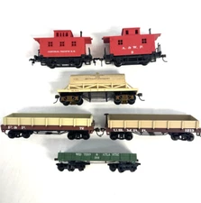 Mantua & Bachmann Model Railroad Cars 6 Piece Lot