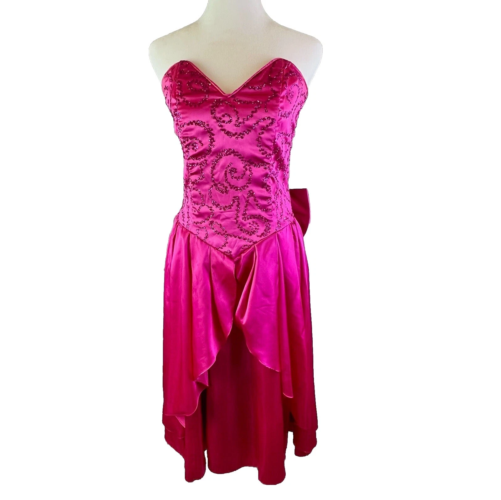 Acetato Gunne Sax Vestidos femininos Vintage década de 1980