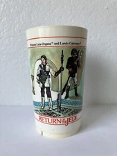 New Vintage 1983 Star Wars Return Of The Jedi ROTJ Tumbler Cup Deka Plastics NOS