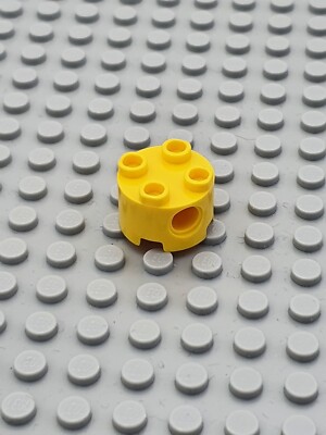 LEGO   2x Technic Rundstein m Loch 2x2 Brick - 17485 - Gelb Yellow