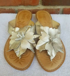 born silver sandals