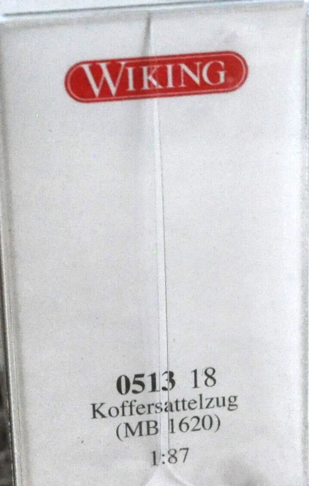 Wiking 0513-18 - MB 1620 Truck/Trailer ("MOLLERUS") - NEW w/BOX - Image 4 of 4