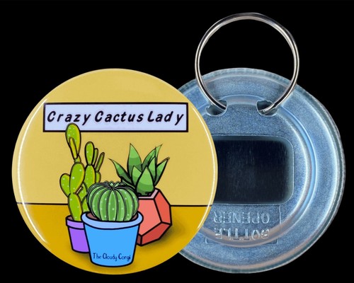 Crazy Cactus Lady Funny Beer Bottle Opener Beverage Cooler Accessories and Gifts - Picture 5 of 12