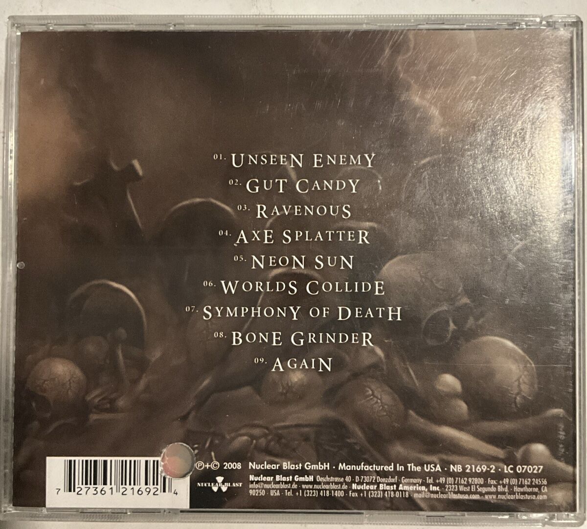 【レア】CHAOS INDUCED ANAKY - CD Xenoautopsy - Irreversible Anthropocide - Jewel Case CD