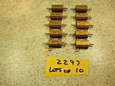Lot of 10 Dale RH-5 10 Ohm 2 5W Aluminum Power Resistor - New 