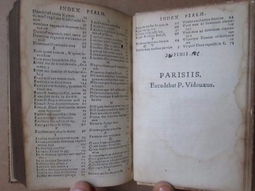 SNOY (natif de Gouda, Hollande) : PSALTERIUM PARAPHRASIBUS ILLUSTRATUM, 1540. - Picture 11 of 12