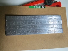 Original "Tape-A-Weight" stick-on Wheel Weights 24 segments 1 /2 oz segments