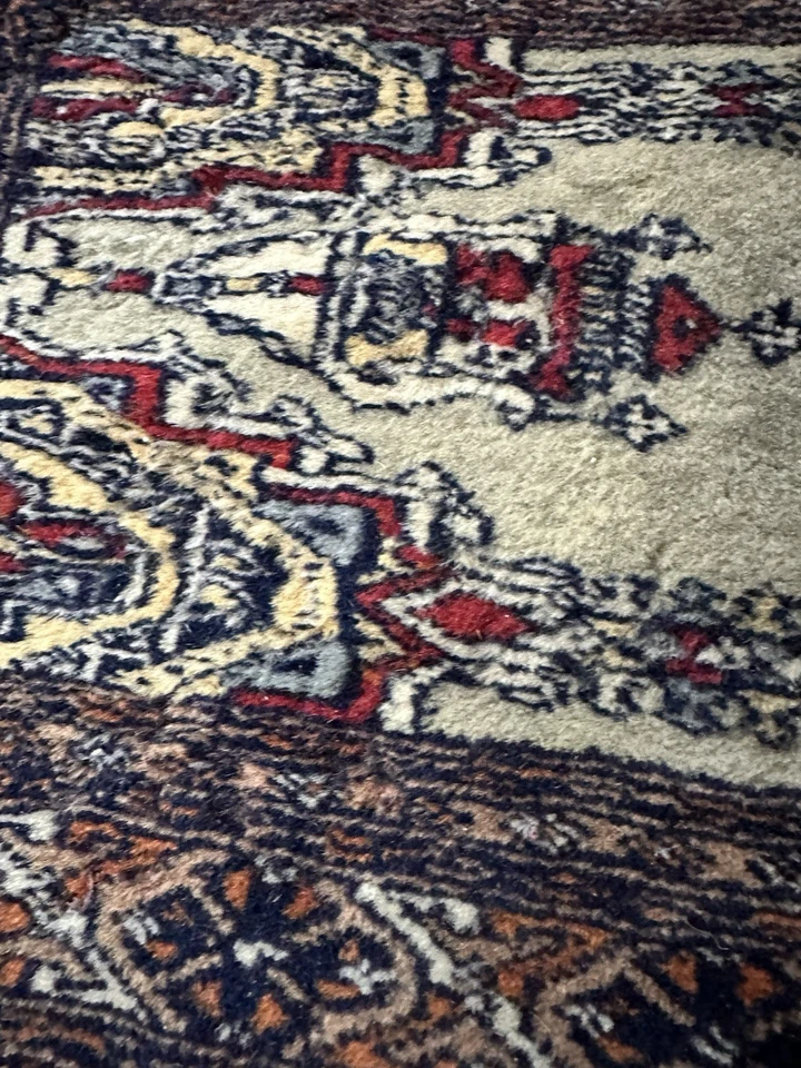 Orient Teppich orientalisch Handgeknüpft  Vintage Perser Läufer Brücke 182x75 - Bild 3 von 4