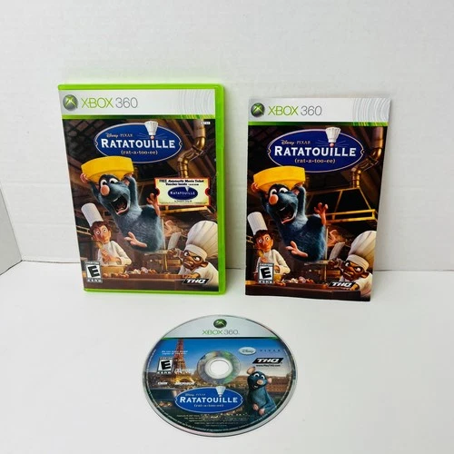 Ratatouille Xbox 360 Video Game Disney Pixar Family Adventure With Manual