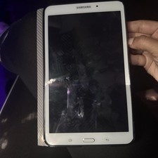 Samsung Galaxy Tab 4 SM-T337A 16GB Wi-Fi + 4G **AT&T *UN-LOCKED* White W/Acc's