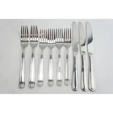 GC Mikasa Kelby 18/0 Stainless Steel Cutlery Flatware Forks Knives Set 9 Pieces