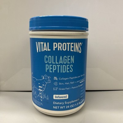 Vital Proteins Collagen Peptides 20g Dietary Supplement Powder 24 Oz - Sealed