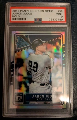 2017 Donruss Optic Aaron Judge Rated Rookie Holo #38 New York Yankees PSA 9 SSP