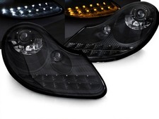 Headlights Daylight Matt Black For Porsche Boxster 1996-2004 911 996 Lhd Headlights Daylight Matt Black For Porsche Boxster 1996-2004 911 996 Lhd