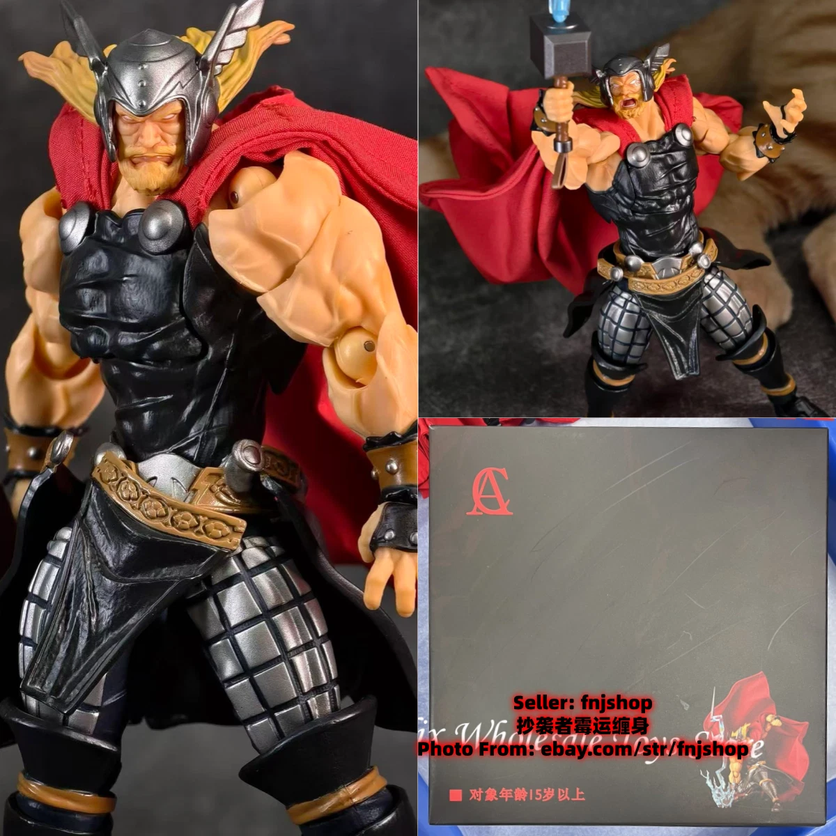 In Stock AC Toys The Amazing Thor Comic Version 1/12 Action Figure New Boxed image 1
