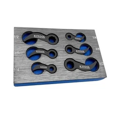 6 Pcs Pry Bar Wrench Adaptor Head Set, Crowbar Adapter Head Tool, Half 6pc