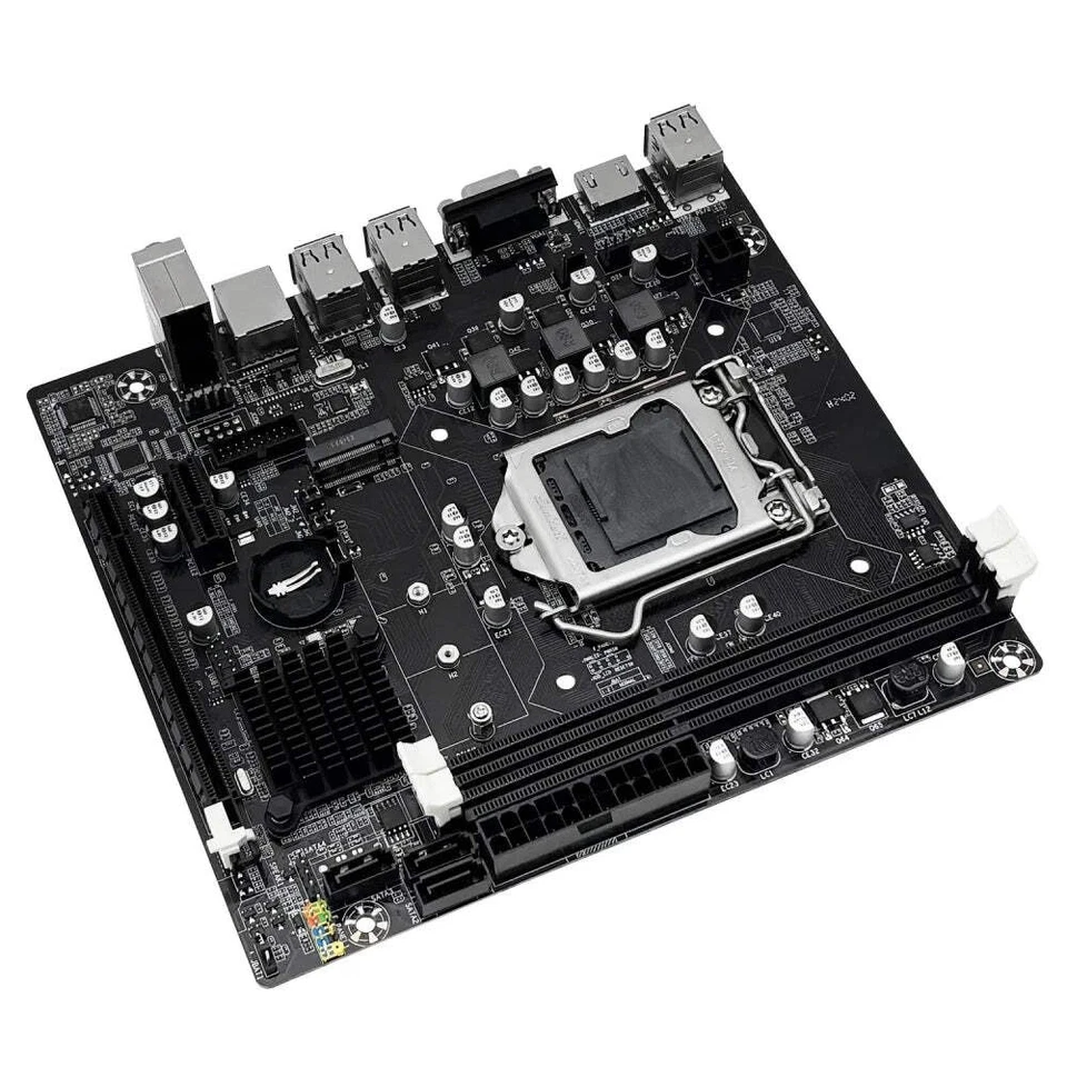 H61 Intel LGA1155 Motherboard DDR3 RAM M.2 NVMe SDD for 2nd 3rd Gen Intel CPUs - Image 4 of 4