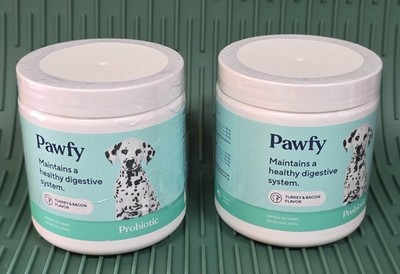 2x Pawfy Probiotics for Dogs   Digestive, Gut & Skin Health Support (30 Chews)