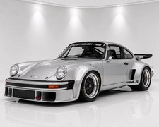 Porsche 934.5 Metallic Silver Widebody Race Car 8x10 Photo Print Canvas Decor