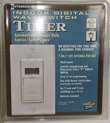 Intermatic EJ500C Electronic In-Wall Timer