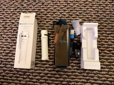 Olight S2R Baton II Limited Edition White, Everything Original Included
