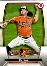 2023 Bowman D. L. Hall RC 9 Baltimore Orioles (D)