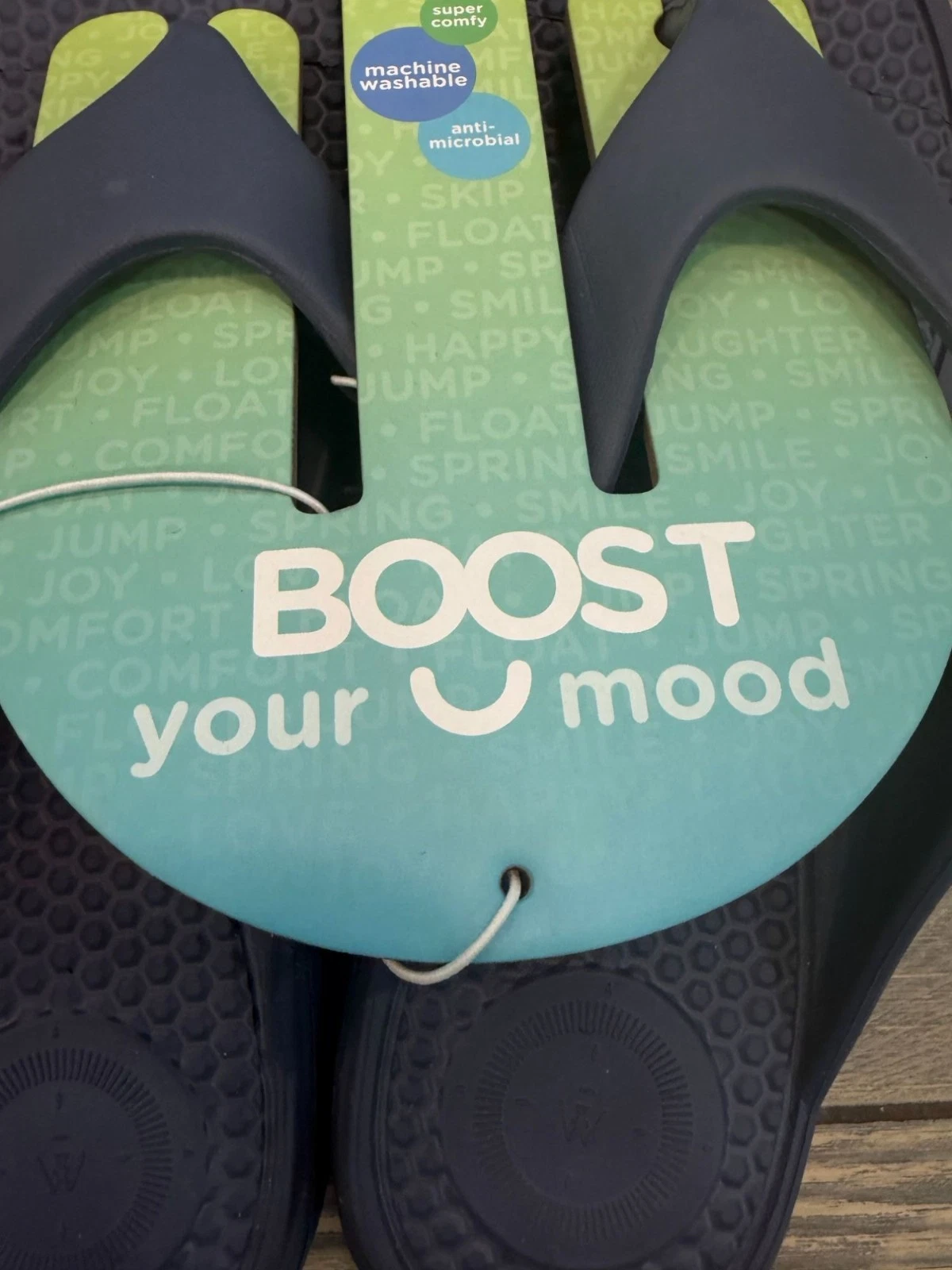 Totes Solbounce Mens Flip Flops Size 11 Navy With Everywear Technology
Opens in a new window or tab