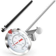 Candy Thermometer Cooking with Instant Read Dial Meat full, Black