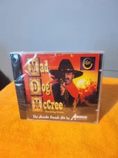 Mad Dog McCree PC Shooting Game 1993 CD-ROM Manual Case American Laser Sealed