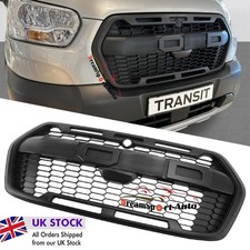 Grill For Ford Transit MK8 2019-2024 Raptor Style Front Upper Grille w/Letters