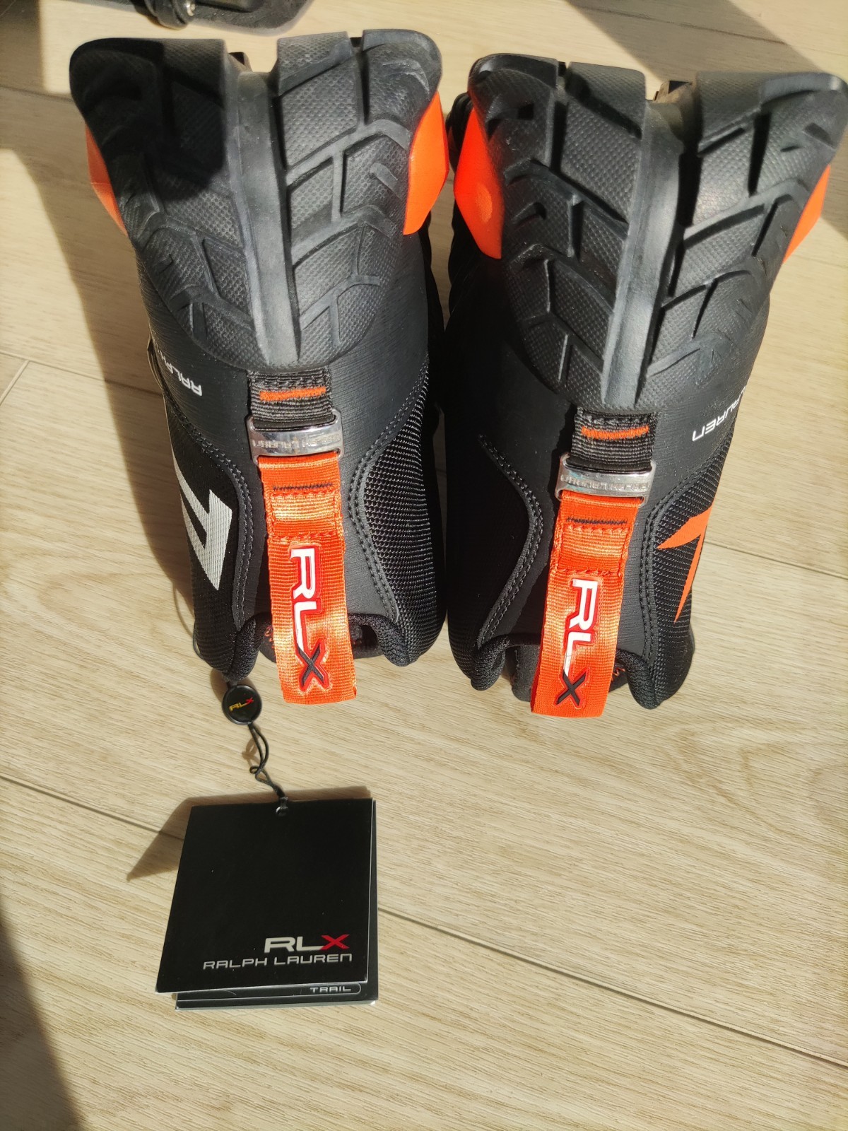 Ralph Lauren Men's Black and Orange Shoes Boots RLX - NWT - RARE!!! image 6