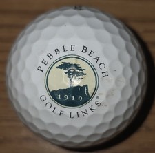 Pebble Beach Golf Links logo Titleist Prov1 golf ball, Qty 1