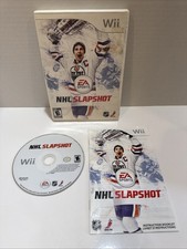 NHL Slapshot - (Nintendo Wii,  2010) Complete Tested And Works Free Shipping 