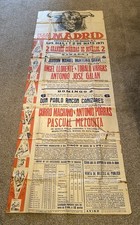 Rare 8 Foot Bullfighting Promotional Poster Plaza de Toros Madrid 1971