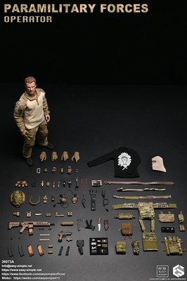 Auf Lager Easy&Simple ES 26073A Paramilitary Forces Operator 1/6 Actionfigur
