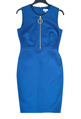 slim fit dress slacks Calvin Klein | black zipper dress main image 0