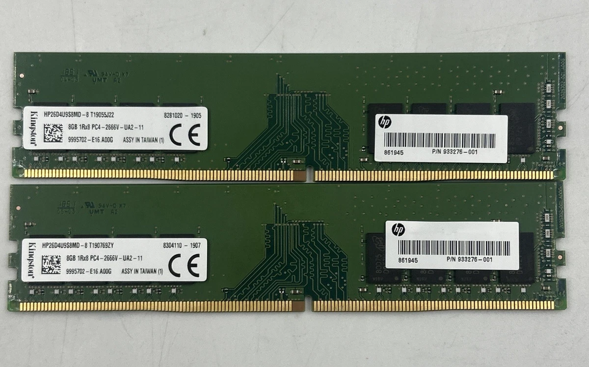Kingston DDR4 SDRAM 8 GB Capacity per Module Memory (RAM) for sale