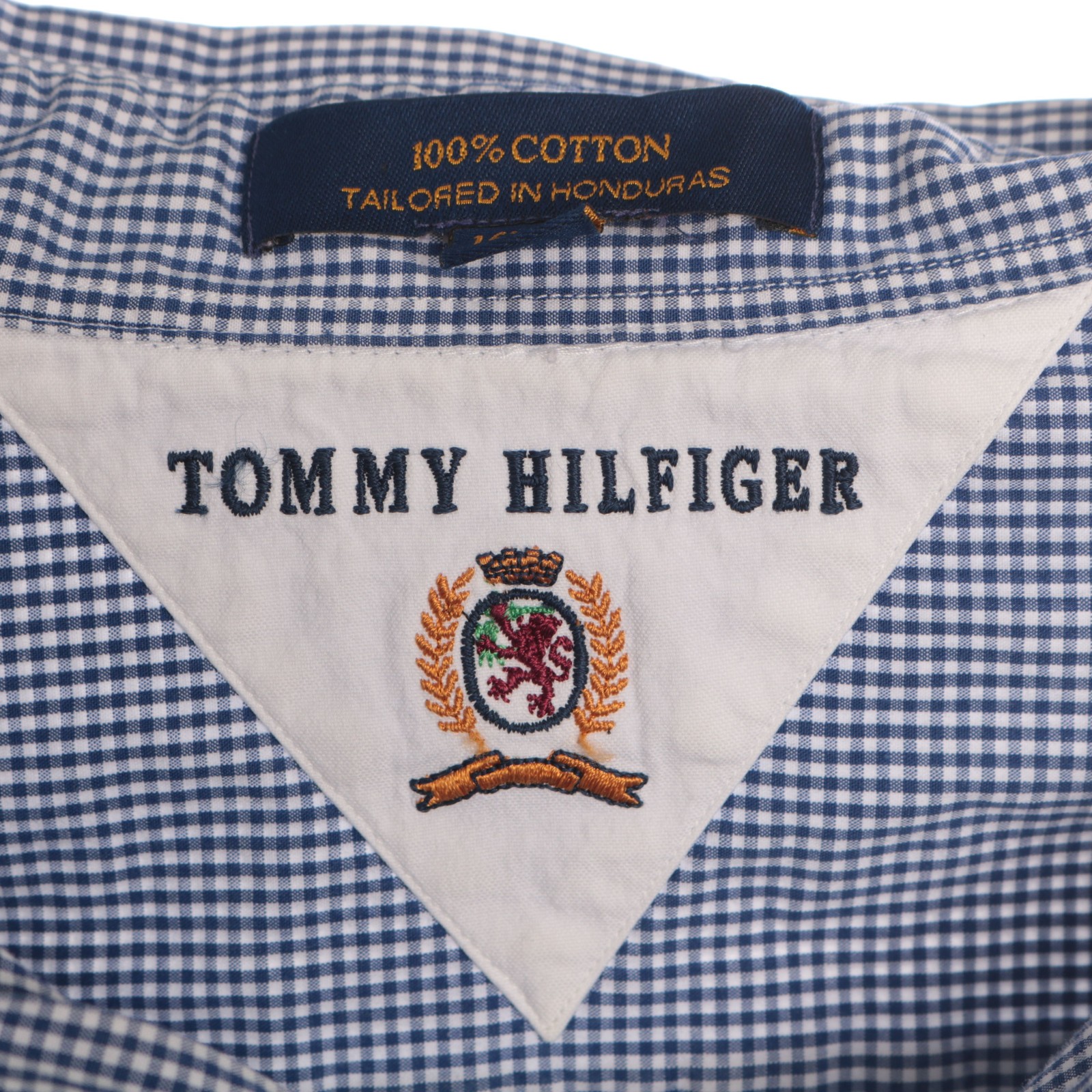 Tommy Hilfiger Blue Button-Up Mens L image 4