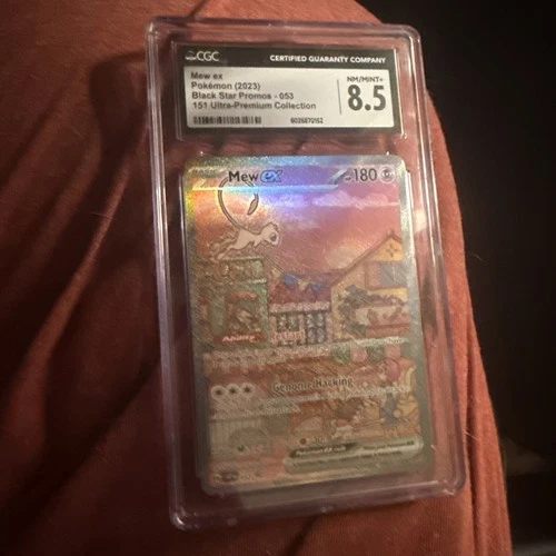 Mew ex 053 Sv: Scarlet & Violet Promo Cards Holo CGC 8.5