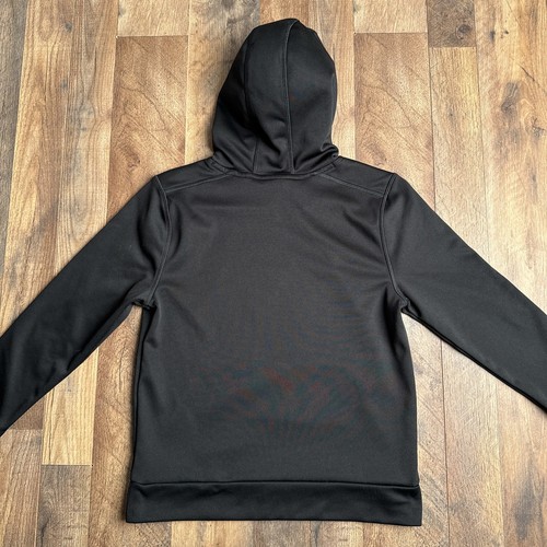 Adidas Hoodie Youth Size Medium Black Athletic Training Running Fitness 3744 - Picture 2 of 13