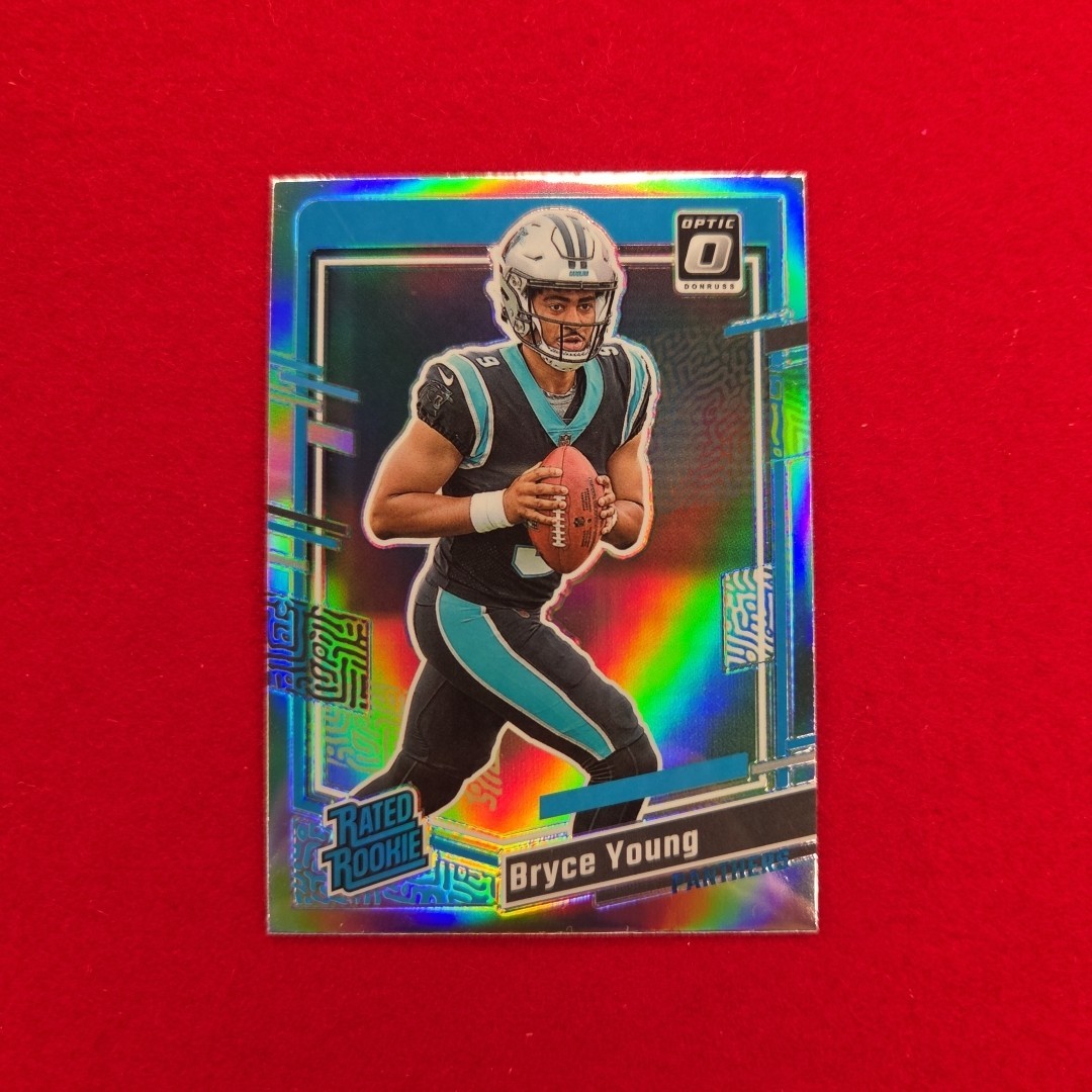 2023 Donruss Rated Rookie Bryce Young #311 Optic Preview Holo Prizm RC Panthers